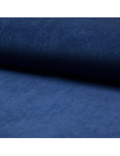 Ribfluweel stof - Blauw