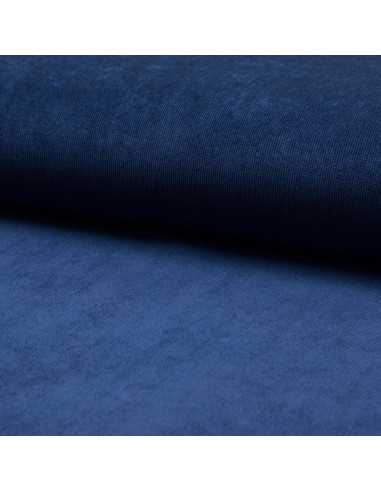 Ribfluweel stof - Blauw