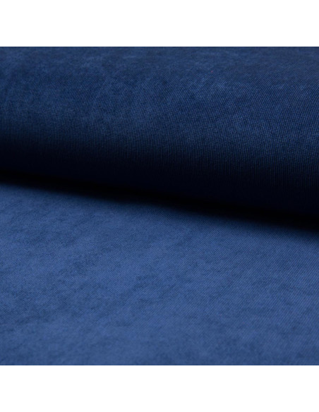 Ribfluweel stof - Blauw