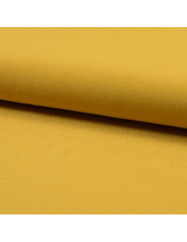 Viscose crêpe stof - Curry