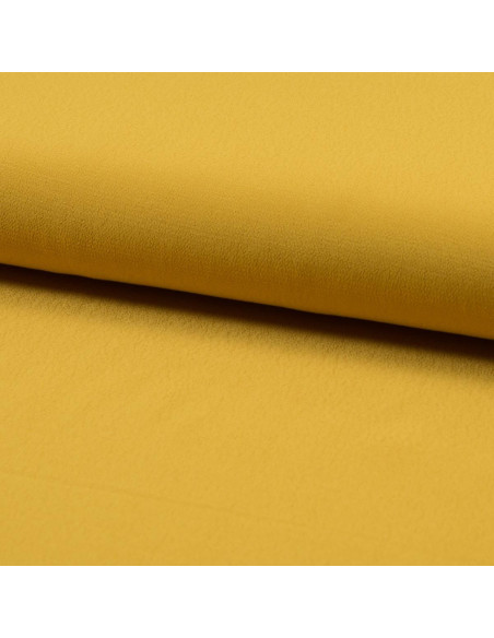 Viscose crêpe stof - Curry