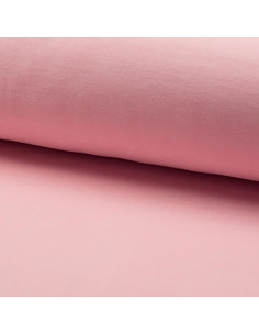Nicky velours stof - Lichtroze