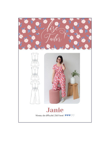 Patroon van de jumpsuit - Janie - Lise Tailor