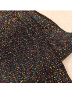 Boordstof polsen en taille - Zwart en multicolor
