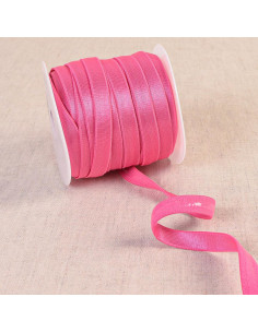 Satijnen antislip elastiek - Fuchsia