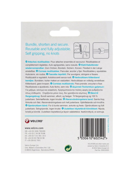 VELCRO® ONE-WRAP® Kabelbinders 30mm x 5M zwart