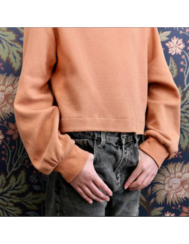 Vancouver kids kort sweatshirt patroon - Ikatee