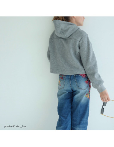 Vancouver kids kort sweatshirt patroon - Ikatee