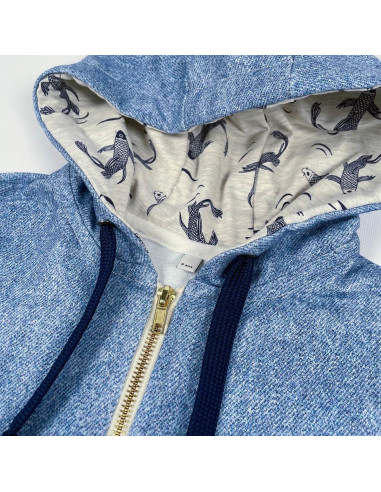 Vancouver kids kort sweatshirt patroon - Ikatee
