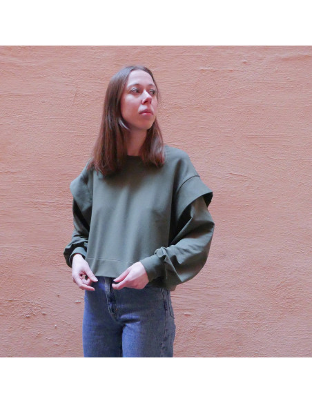 Vancouver kort sweatshirt patroon - Ikatee
