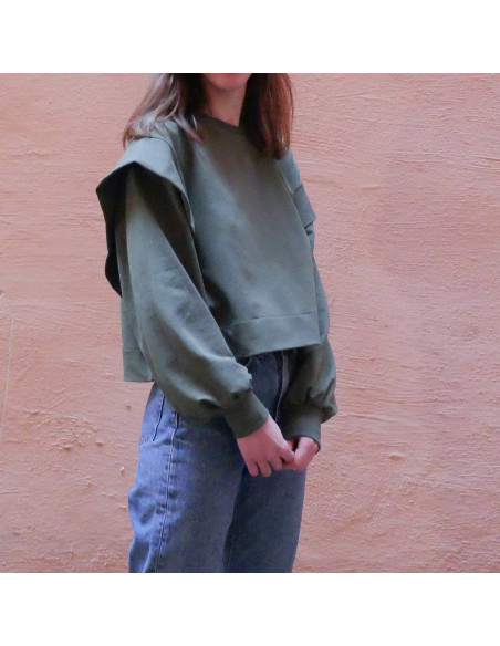 Vancouver kort sweatshirt patroon - Ikatee