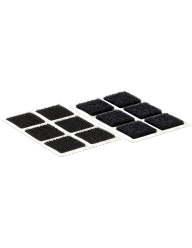 VELCRO® Merk Zelfklevende klittenband vierkanten 25mm x 24 zwart
