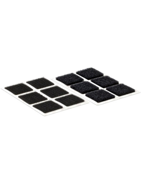 VELCRO® Merk Zelfklevende klittenband vierkanten 25mm x 24 zwart