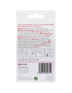 VELCRO® Merk Zelfklevende Klittenband Vierkanten 25mm x 24 wit 2