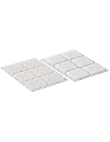 VELCRO® Merk Zelfklevende Klittenband Vierkanten 25mm x 24 wit