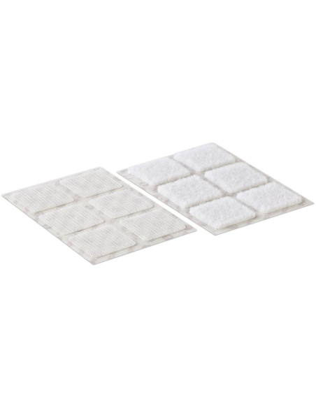 VELCRO® Merk Zelfklevende Klittenband Vierkanten 25mm x 24 wit