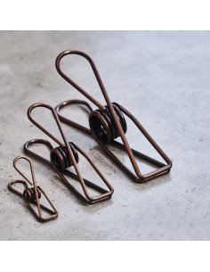 Metalen klemmen doos - Brons