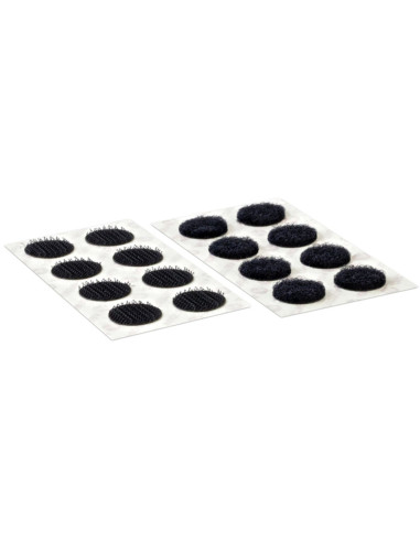 VELCRO® Merk Zelfklevende Klittenband Rondjes 16mm x 16 zwart