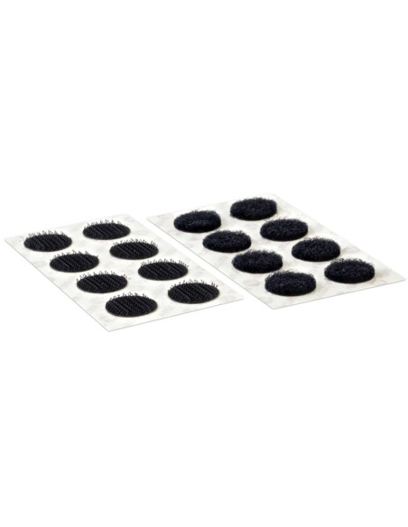 VELCRO® Merk Zelfklevende Klittenband Rondjes 16mm x 16 zwart