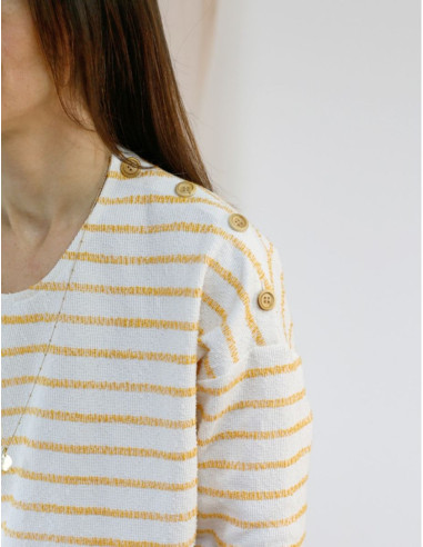 Sweatshirtpatroon, trui Horizon - Atelier Scämmit