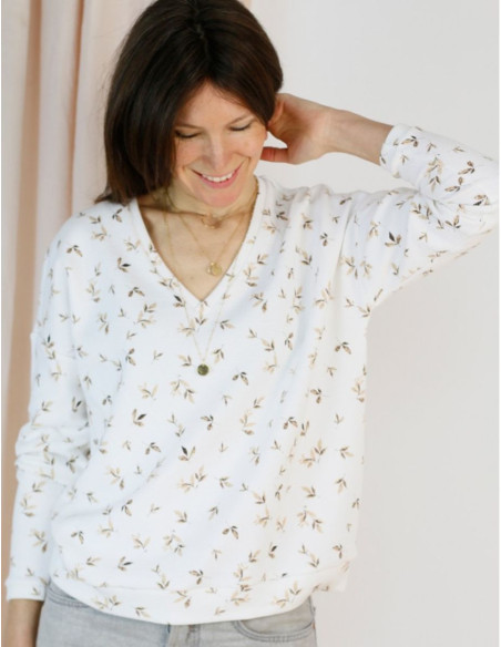 Sweatshirtpatroon, trui Horizon - Atelier Scämmit