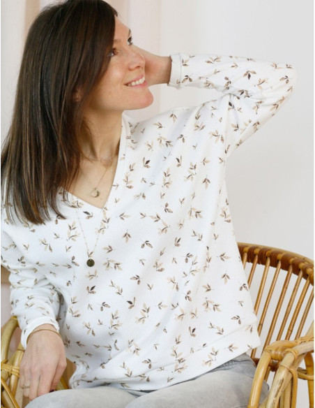 Sweatshirtpatroon, trui Horizon - Atelier Scämmit