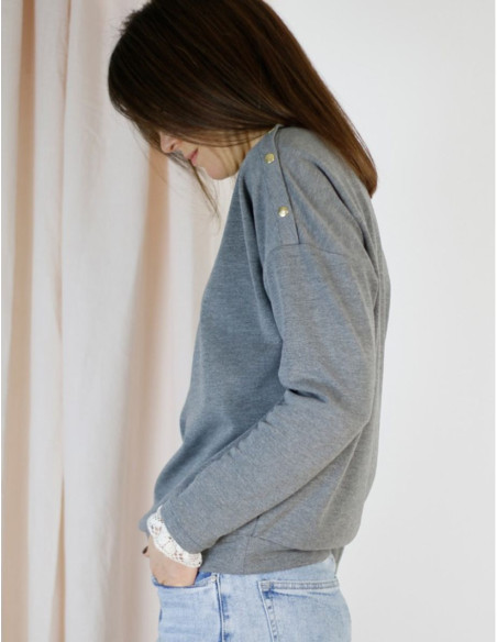 Sweatshirtpatroon, trui Horizon - Atelier Scämmit