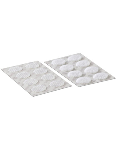 VELCRO® Merk Zelfklevende Klittenband Rondjes 16mm x 16 wit