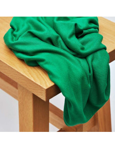 Gebreide viscose tricotstof - Grasgroen
