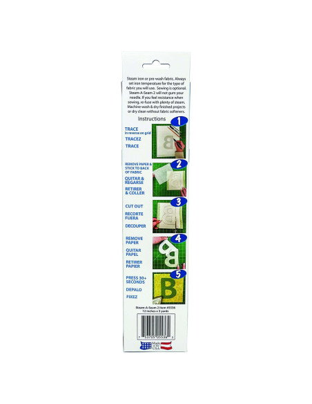 Lite Steam-A-Seam2 dubbelzijdige strijkbare tape - 30,5 cm x 274 cm