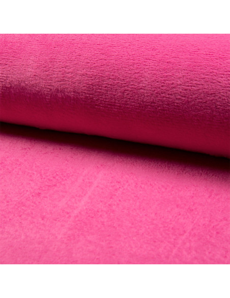 Knuffelzachte stof - Fuchsia
