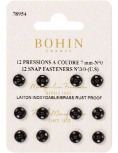 Bohin naaipersen 7 mm - Zwart