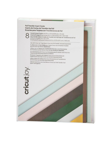 Set van 8 kaarten met enveloppen R20 Foil Forest Grove Cricut