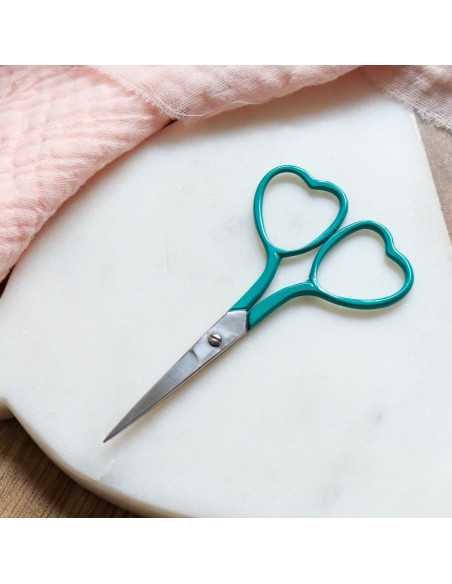 Hartvormige borduurschaar 9 cm - Lise Tailor - Pauw