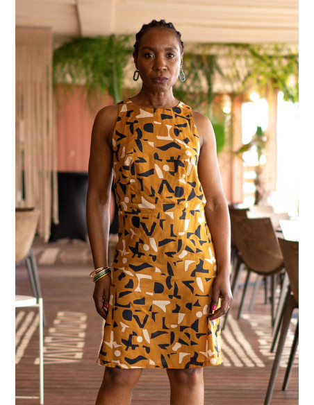 Viscose modal stof Shadow Ochre - Atelier Brunette