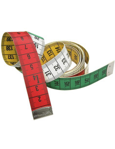Meerkleurig naaimeetlint 150 cm