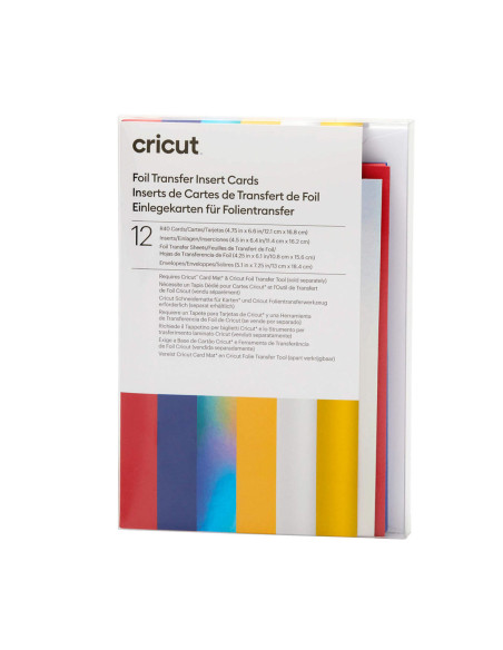 Set van 12 kaarten met enveloppen R40 speciale Foil Celebration Cricut