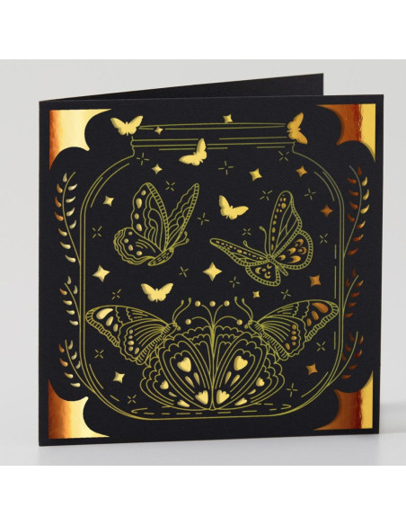 Set van 12 kaarten met enveloppen R40 speciale Foil Celebration Cricut