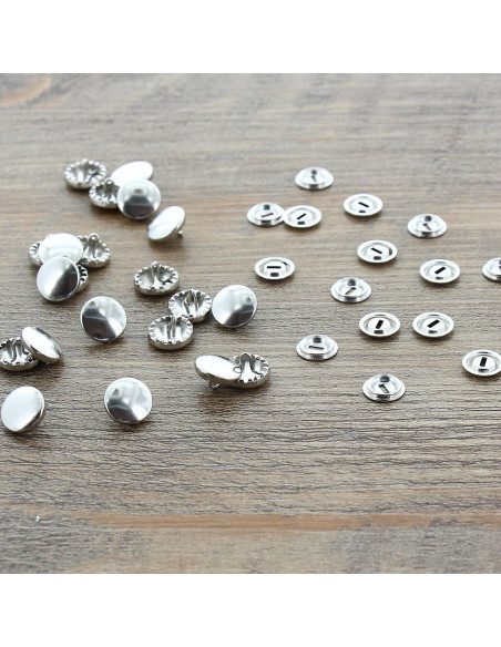 Doos van 100 te bekleden knopen - 11 mm