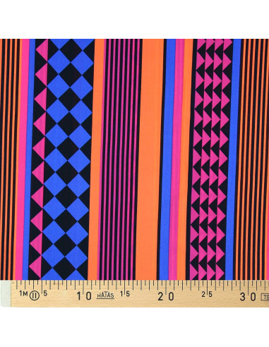 Lycra badpakstof - Geometrie