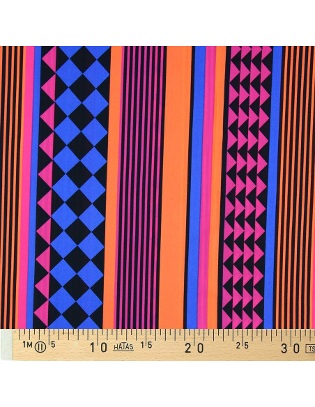 Lycra badpakstof - Geometrie