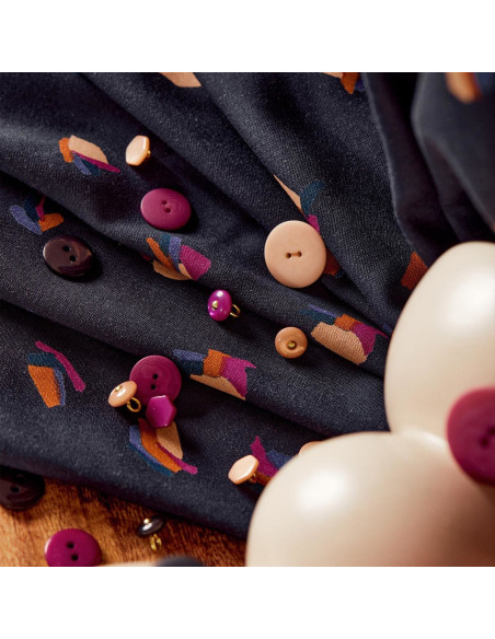 Viscose stof Beryl Night - Atelier Brunette