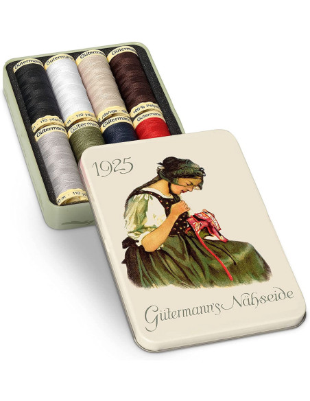 Set van 8 polyester naaigaren Nostalgie 1925 Gütermann