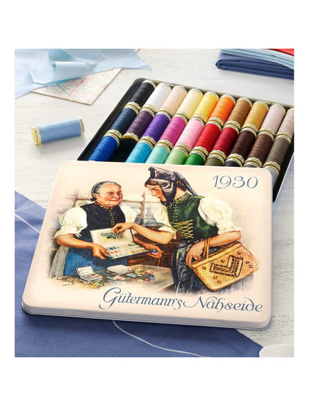 Set van 30 polyester naaigaren Nostalgie 1930 Gütermann