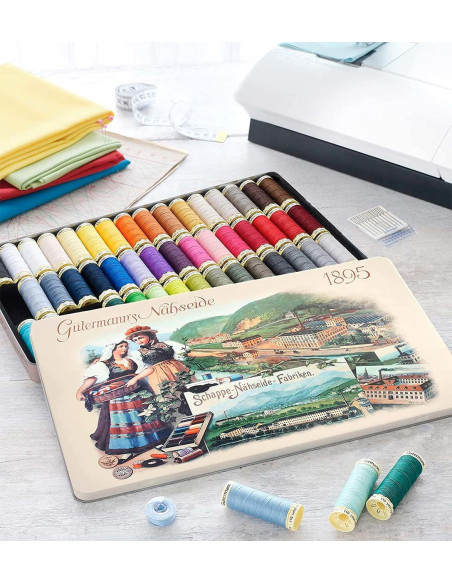 Set van 48 polyester naaigaren Nostalgie 1895 Gütermann