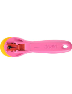 Ergonomische roze Olfa cirkelvormige snijder 45mm 2