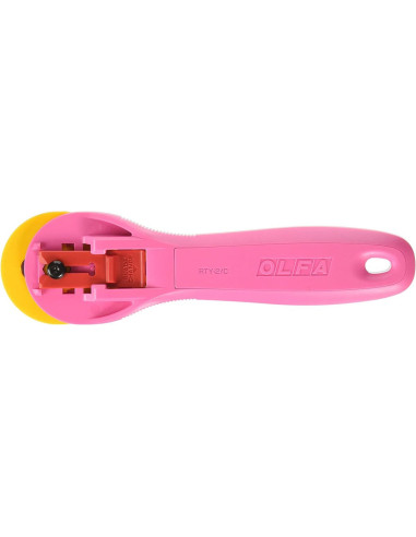 Ergonomische roze Olfa cirkelvormige snijder 45mm