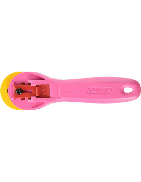 Ergonomische roze Olfa cirkelvormige snijder 45mm