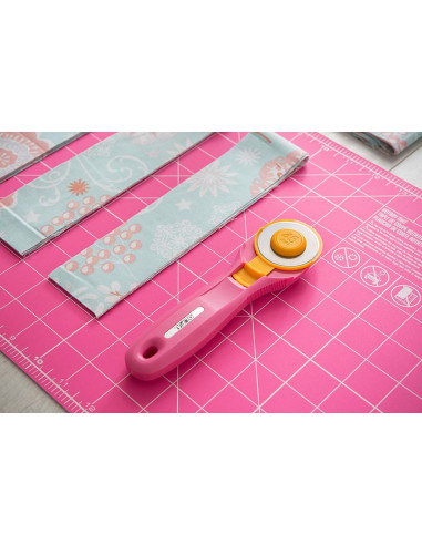 Ergonomische roze Olfa cirkelvormige snijder 45mm