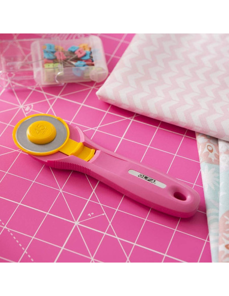 Ergonomische roze Olfa cirkelvormige snijder 45mm